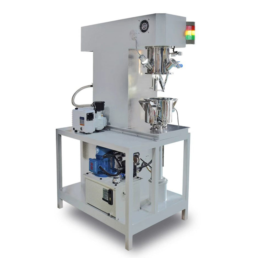 Cell Lab planetary vacuum mixer delivers uniform slurry mixing under vacuum conditions for solid-state battery, ceramic, and advanced material research.
