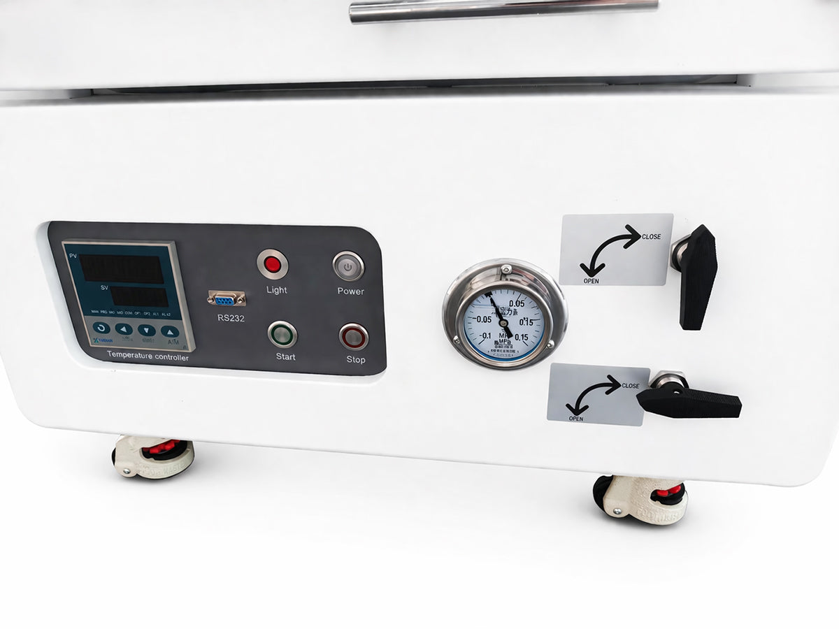 Cell Lab 7.2L vacuum box furnace / atmosphere furnace up to 1200°C with programmable heating, -0.1 MPa capability for lab heat treatment and materials research.