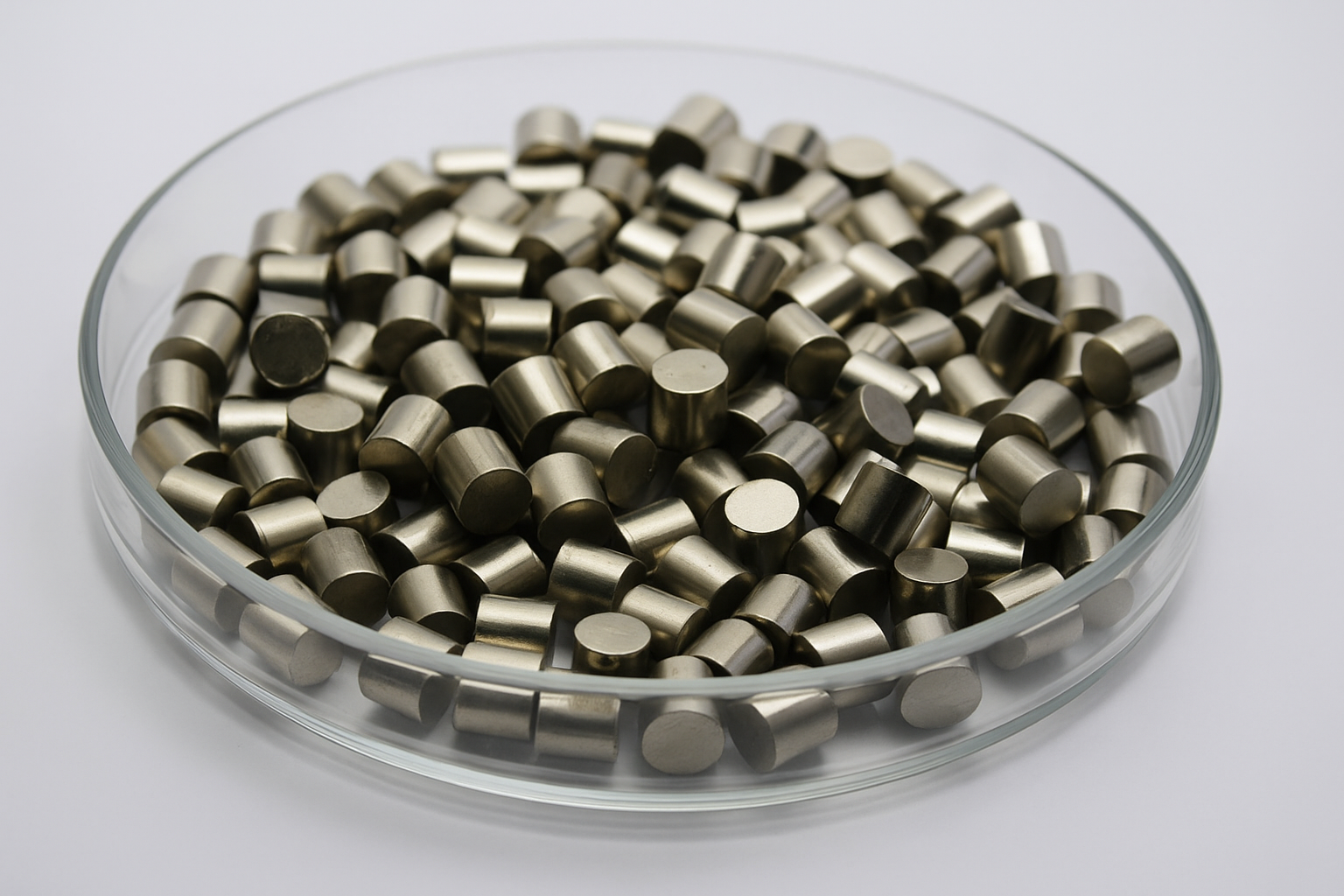 Cell Lab 4N5 (99.995%) Nickel Pellets — high-purity evaporation material for vacuum coating, thin films, and electronic applications. Excellent corrosion resistance, E-beam compatibility, and stability.