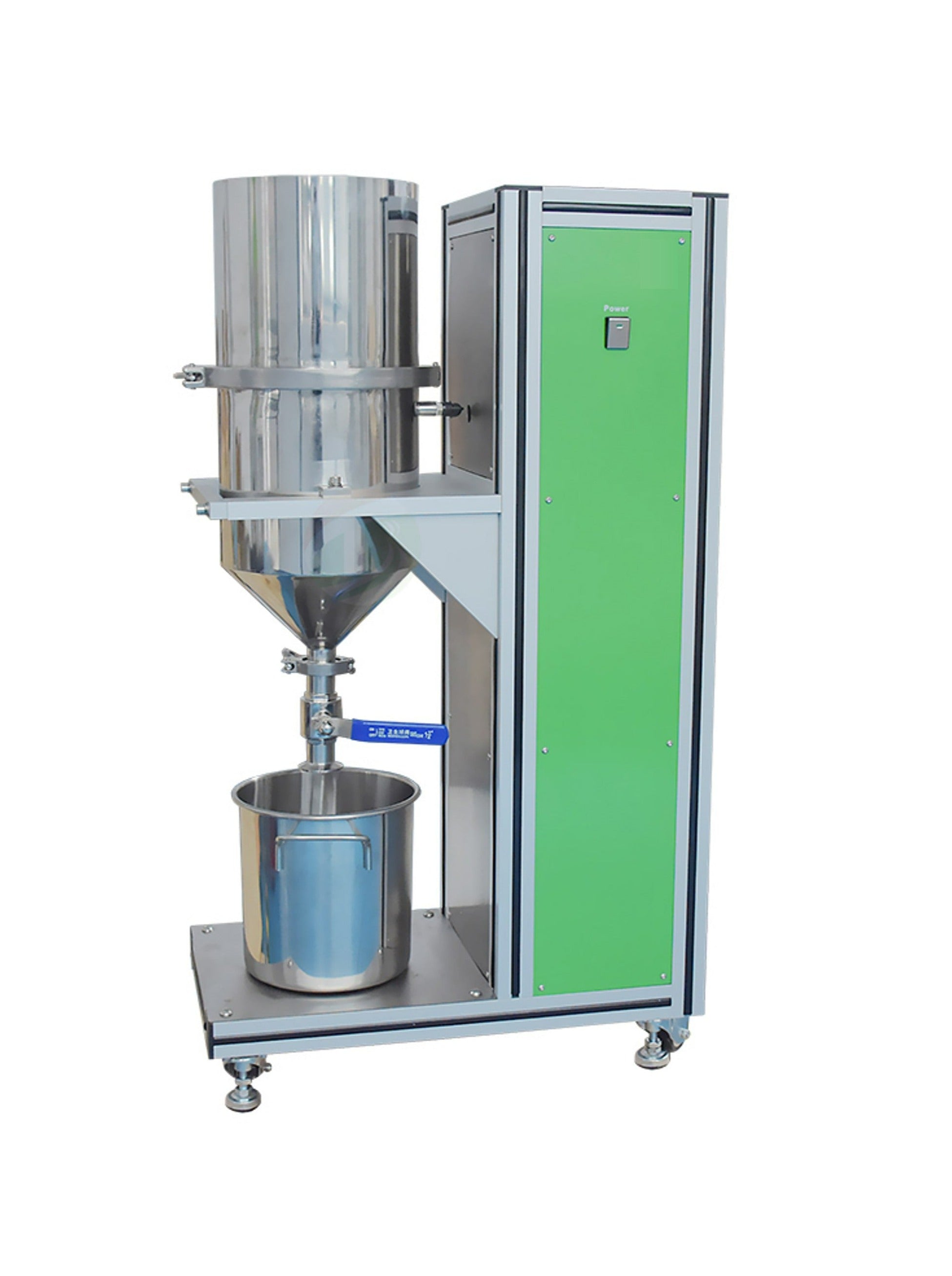Cell Lab 5L de-ironing filtration system integrates magnetic separation and vacuum filtration for lithium-ion battery slurry purification, ensuring clean, uniform, and high-performance electrode materials.