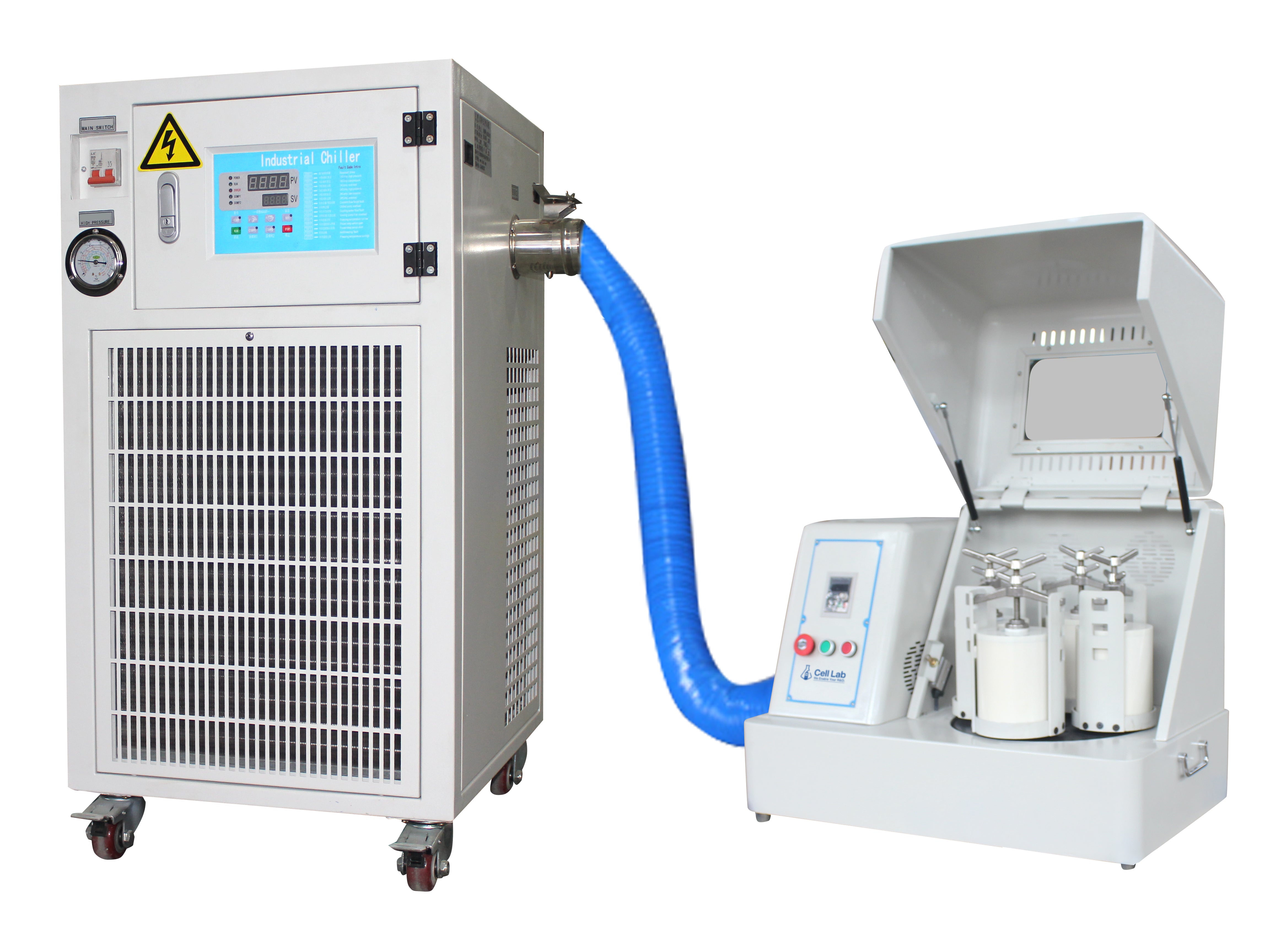 Cell Lab air-cooling planetary ball mill ensures stable temperature control for high-energy milling. Ideal for heat-sensitive materials, nanomaterials, and battery R&D applications.ball mill machine planetary ball mill ball mill for sale ball mill grinder lab ball mill small ball mill.