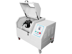 Cell Lab Three-Axis Planetary Ball Mill: dry / wet / vacuum milling for powder size reduction. Ideal for battery materials, ceramics and nanomaterials research.