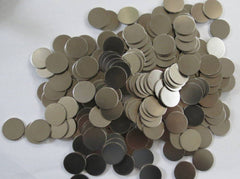 Cell Lab Aluminium Spacers, 15.8 × 0.5 mm, for CR2016, CR2025 and CR2032 Coin Cells, 99% Aluminium, 50 pcs for Battery R&D and Assembly