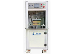 Cell Lab automatic pouch cell heat sealer with touchscreen control and USB data logging delivers precision temperature, pressure, and sealing-time management for top and side sealing in lithium battery production.