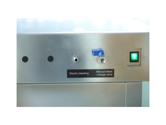 Cell Lab automatic precision vacuum drying oven with pluggable shelf heating and touchscreen PID control offers independent shelf temperature zones, automatic vacuum regulation, and optional integrated pump for precise low-pressure drying.
