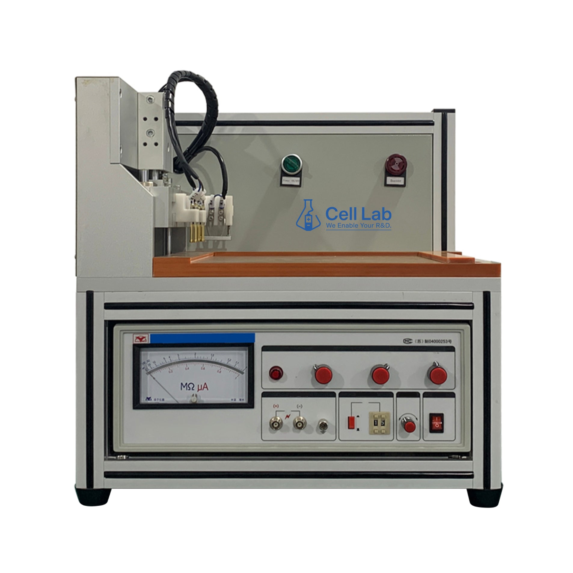 Cell Lab Battery Short Circuit Tester provides automated, high-precision detection of internal and external faults in pouch cell films and tabs, ensuring lithium-ion battery safety and quality compliance.