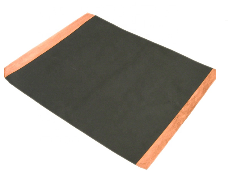 Cell Lab carbon coated copper foil (260 mm width, 11 µm, single side, 2 kg roll) – conductive current collector for lithium-ion batteries with improved adhesion, conductivity, and corrosion resistance.