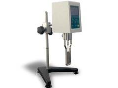 Cell Lab digital viscometer for battery slurry measures 1–2×10⁶ mPa·s with ±2 % accuracy and multi-speed control—ideal for cathode and anode viscosity testing in lithium battery R&D.
