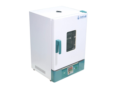 Cell Lab forced air drying oven ensures uniform heating with PID temperature control, stainless steel chamber, and adjustable fan system, ideal for laboratory and industrial drying applications.