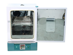 Cell Lab forced air drying oven ensures uniform heating with PID temperature control, stainless steel chamber, and adjustable fan system, ideal for laboratory and industrial drying applications.