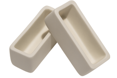 Cell Lab Rectangular Alumina (Al₂O₃) Boat Crucibles offer > 99 % purity and heat resistance up to 1600 °C for calcination, ceramic processing, and metal casting applications in laboratories and research industries.