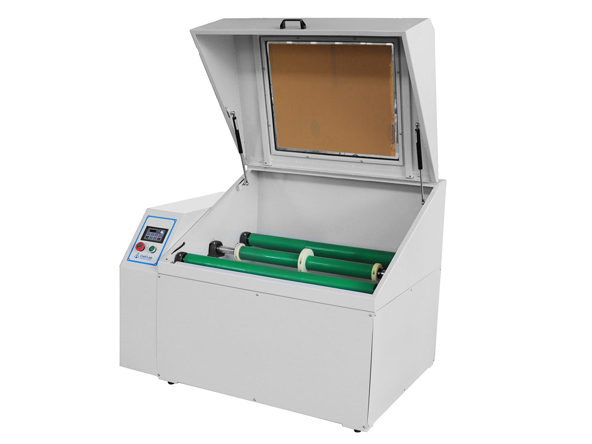 Cell Lab Horizontal Jar Roller Mills with Safety Guard deliver OSHA/CE-compliant, programmable, sub-micron powder grinding with high capacity.