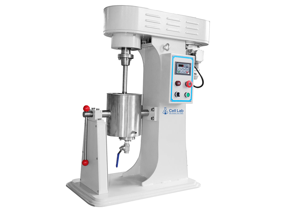 Cell Lab laboratory attritor stirred ball mills for low-noise, efficient particle size reduction and dispersion in battery, ceramic and pharmaceutical research.