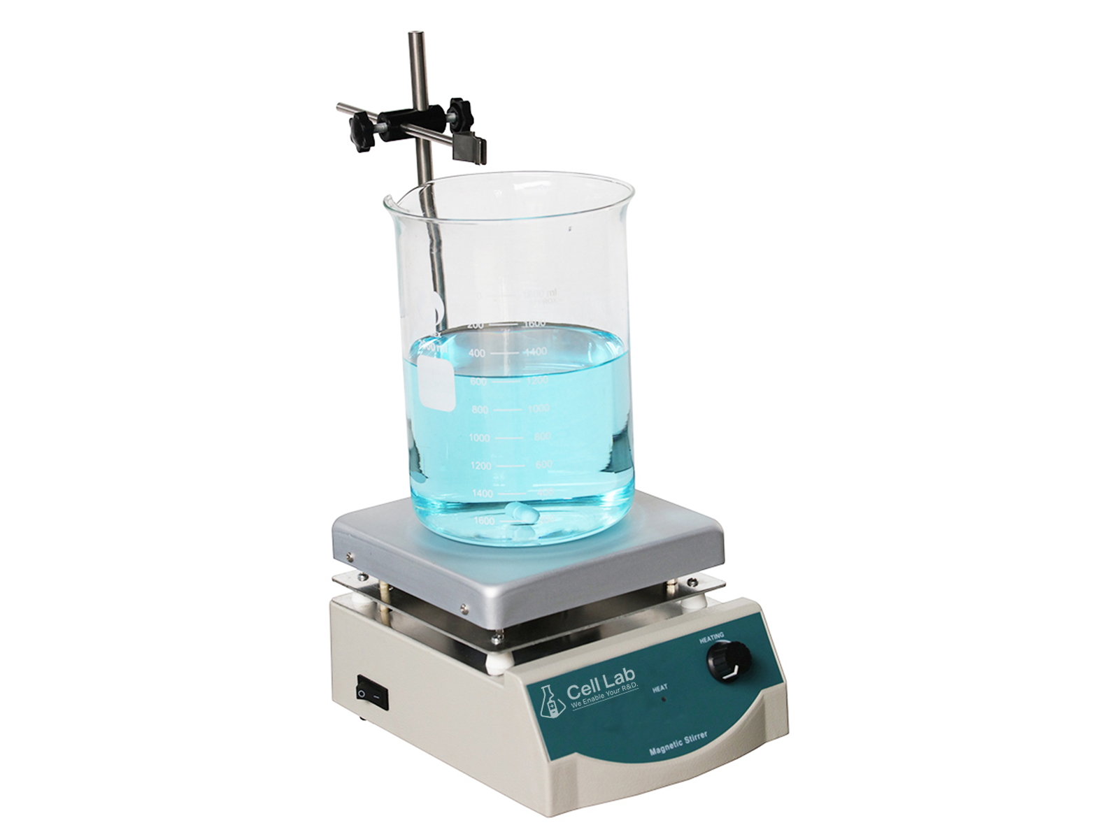 Cell Lab magnetic stirrers provide precise PID temperature control up to 450 °C with uniform heating and optional 100–2000 rpm stirring, ideal for distillation, extraction, and chemical synthesis.