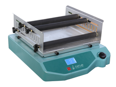 Cell Lab High-precision portable drying and sterilising oven with 3.5-inch PID touchscreen and forced convection (RT + 10 – 300 °C). Ideal for laboratory, medical, and industrial heat-processing applications.