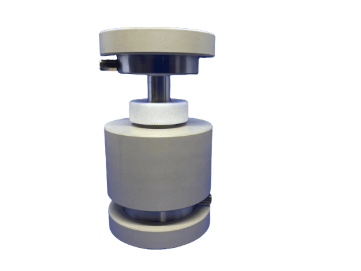 Cell Lab PEEK split cell test kits (10 mm & 12 mm) — high-pressure solid-state battery research cells, rated to 350 MPa and 250 °C. Ideal for ionic conductivity & lithium symmetric cell testing.