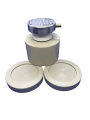 Cell Lab PEEK split cell test kits (10 mm & 12 mm) — high-pressure solid-state battery research cells, rated to 350 MPa and 250 °C. Ideal for ionic conductivity & lithium symmetric cell testing.