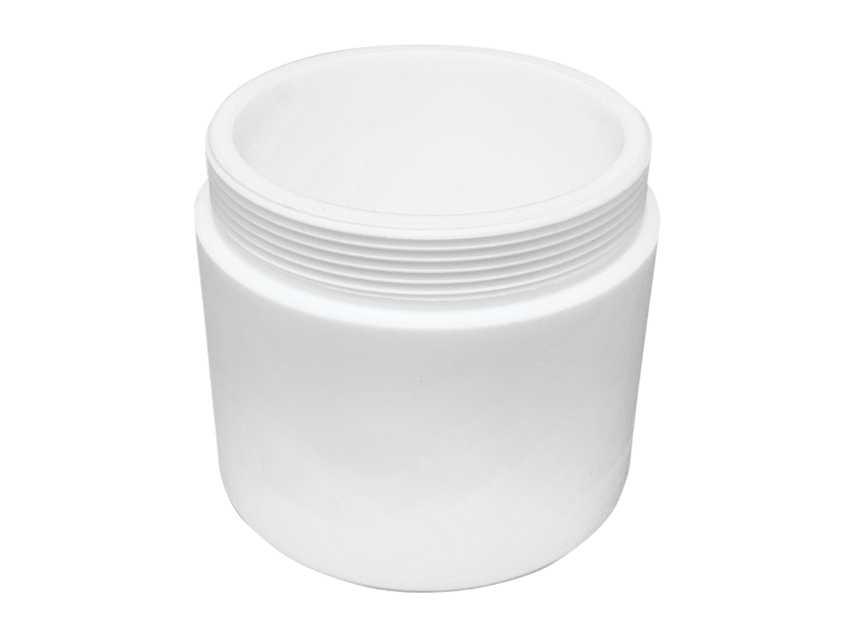 PTFE (Teflon) roller mill grinding jars with non-stick, chemical resistance for contamination-free powder mixing and milling.