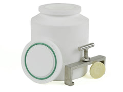 PTFE (Teflon) roller mill grinding jars with non-stick, chemical resistance for contamination-free powder mixing and milling.