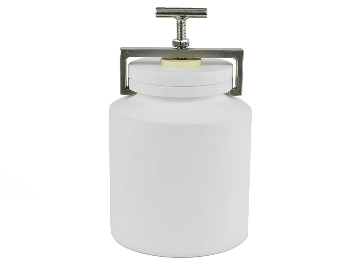 PTFE (Teflon) roller mill grinding jars with non-stick, chemical resistance for contamination-free powder mixing and milling.