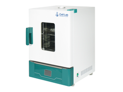 Cell Lab High-precision portable drying and sterilising oven with 3.5-inch PID touchscreen and forced convection (RT + 10 – 300 °C). Ideal for laboratory, medical, and industrial heat-processing applications.