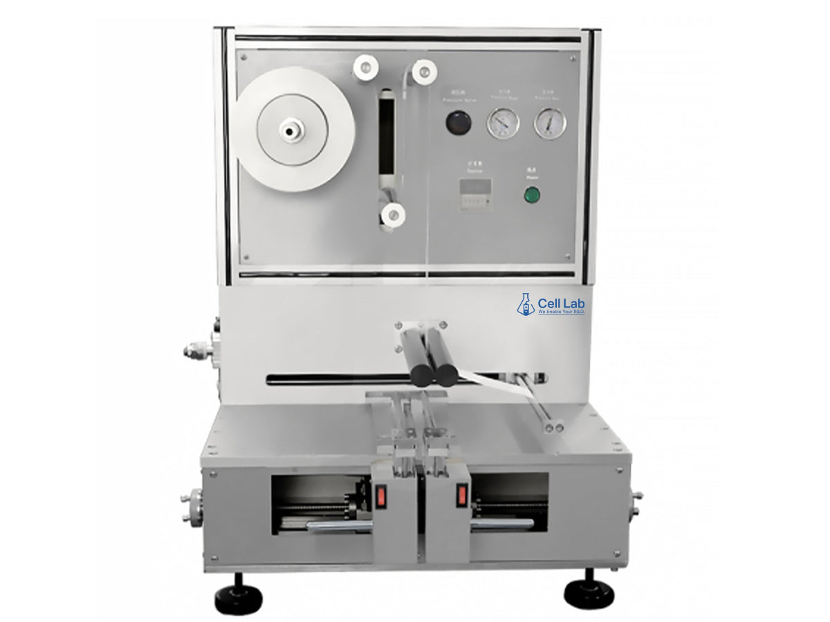 Cell Lab Semi-Auto Electrode Stacking Machine with Z-Fold Lamination, PLC Control and ±0.05 mm Accuracy for Lithium-Ion Pouch Cell R&D