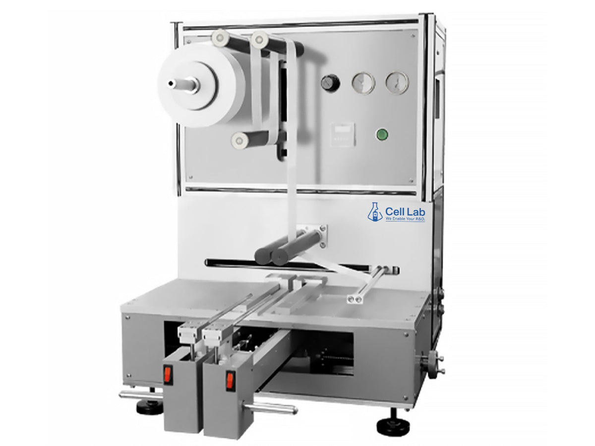 Cell Lab Semi-Auto Electrode Stacking Machine with Z-Fold Lamination, PLC Control and ±0.05 mm Accuracy for Lithium-Ion Pouch Cell R&D