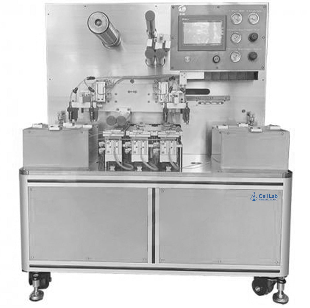 Cell Lab Semi-Automatic Electrode Stacking Machine for Z-Type Lamination of Lithium-Ion Pouch Cells with ±0.3 mm Alignment and 500-Layer Capacity