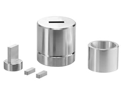 Cell Lab square & rectangular dry pellet pressing die sets — stainless steel & alloy steel RC60–62, precision cuboid dies for powder compaction in FTIR, metallurgy, ceramics & pharmaceuticals.