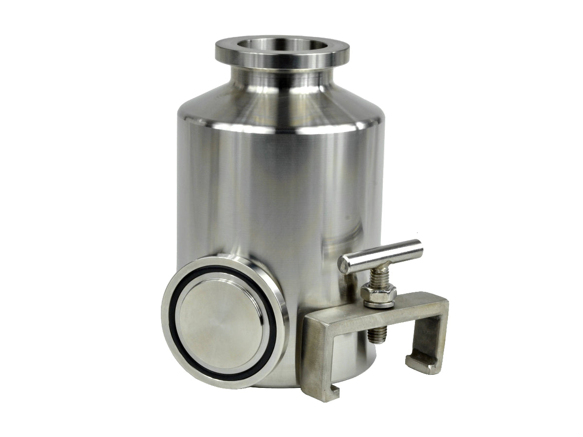 Cell Lab stainless steel vacuum roller mill jars for contamination-free dry or wet milling, with airtight vacuum sealing for laboratory and industrial research.
