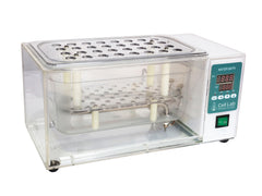 Cell Lab Transparent laboratory water bath with digital temperature control for precision heating and sample observation. Ideal for scientific experiments, educational labs, and temperature-sensitive research.