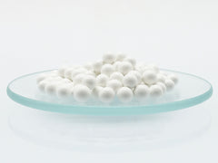 Cell Lab ZAL-32 sintered zirconia-alumina composite beads (25 kg, 0.40-6.00 mm) deliver higher density, superior hardness, and low wear for glass media substitution in milling and dispersion.