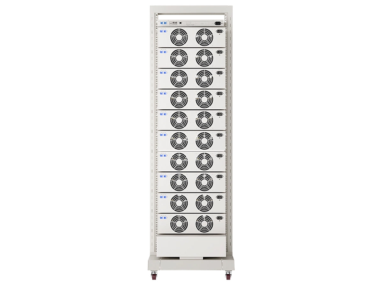 Neware CE-4008Q-5V20A-SR battery tester with 8 channels, 20A high-current output, pulse testing, DCIR analysis, and precision electrochemical testing capabilities.