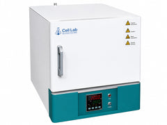 Cell Lab 1200°C ceramic fiber muffle furnace with standard, high precision or 64-segment programmable controllers for sintering and lab heat treatment.