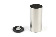 Cell Lab 32650 cylinder cell case with anti-explosive cap and PTC protection – nickel-plated steel housing for lithium-ion battery assembly. Includes insulation O-ring, 32 mm OD, 68 mm height, pack of 100.