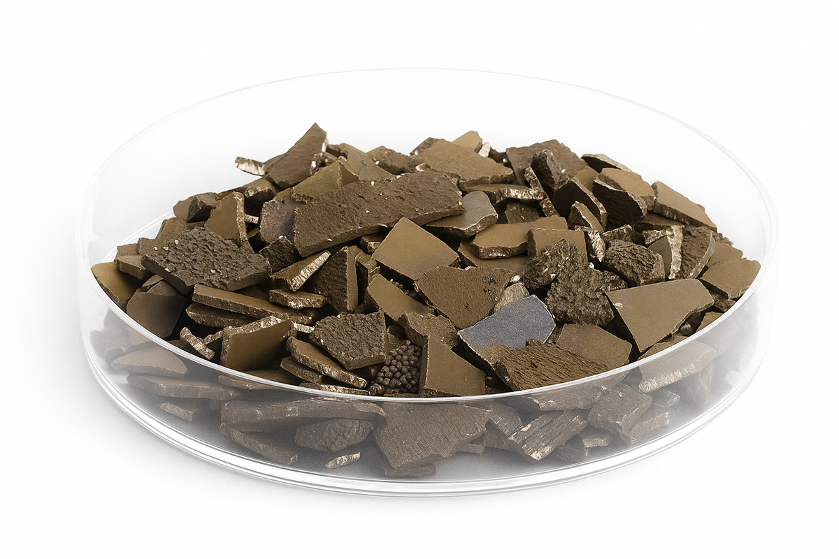 Cell Lab 3N5 (99.95%) Manganese Pieces — high-purity Mn evaporation materials for thin-film coatings, alloying, and fuel cell research. Excellent thermal stability, conductivity, and vacuum compatibility for advanced R&D and production.