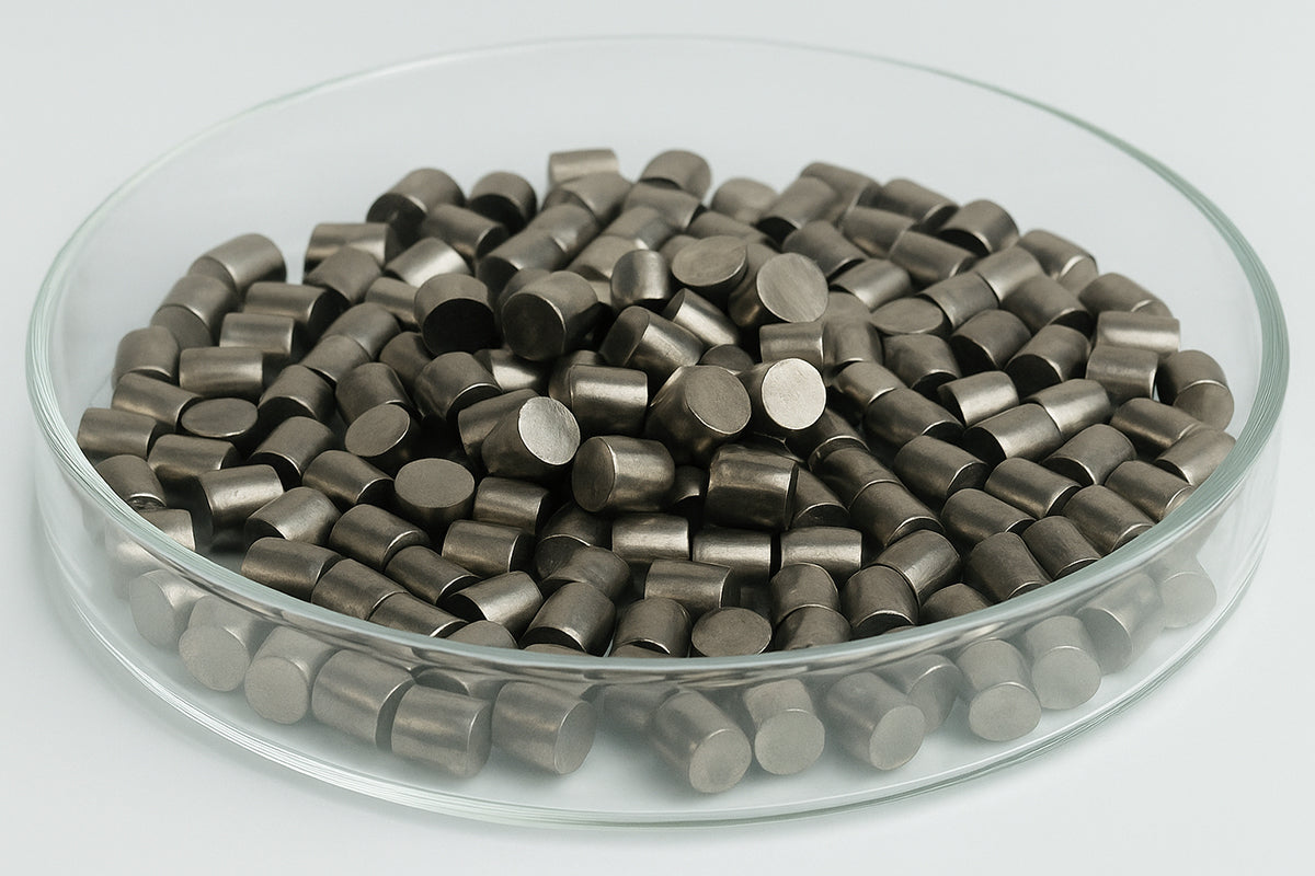 Cell Lab 3N5 (99.95%) Tantalum (Ta) Pellets – High Purity Refractory Metal for Vacuum Evaporation, Semiconductor & Optical Coating, E-Beam Stable