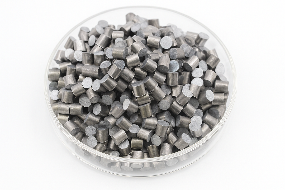 Cell Lab 3N5 (99.95%) Titanium (Ti) Pellets offer high-purity, spherical evaporation material ideal for thin-film deposition, sputtering, and advanced metallurgical research with excellent heat resistance and stability.