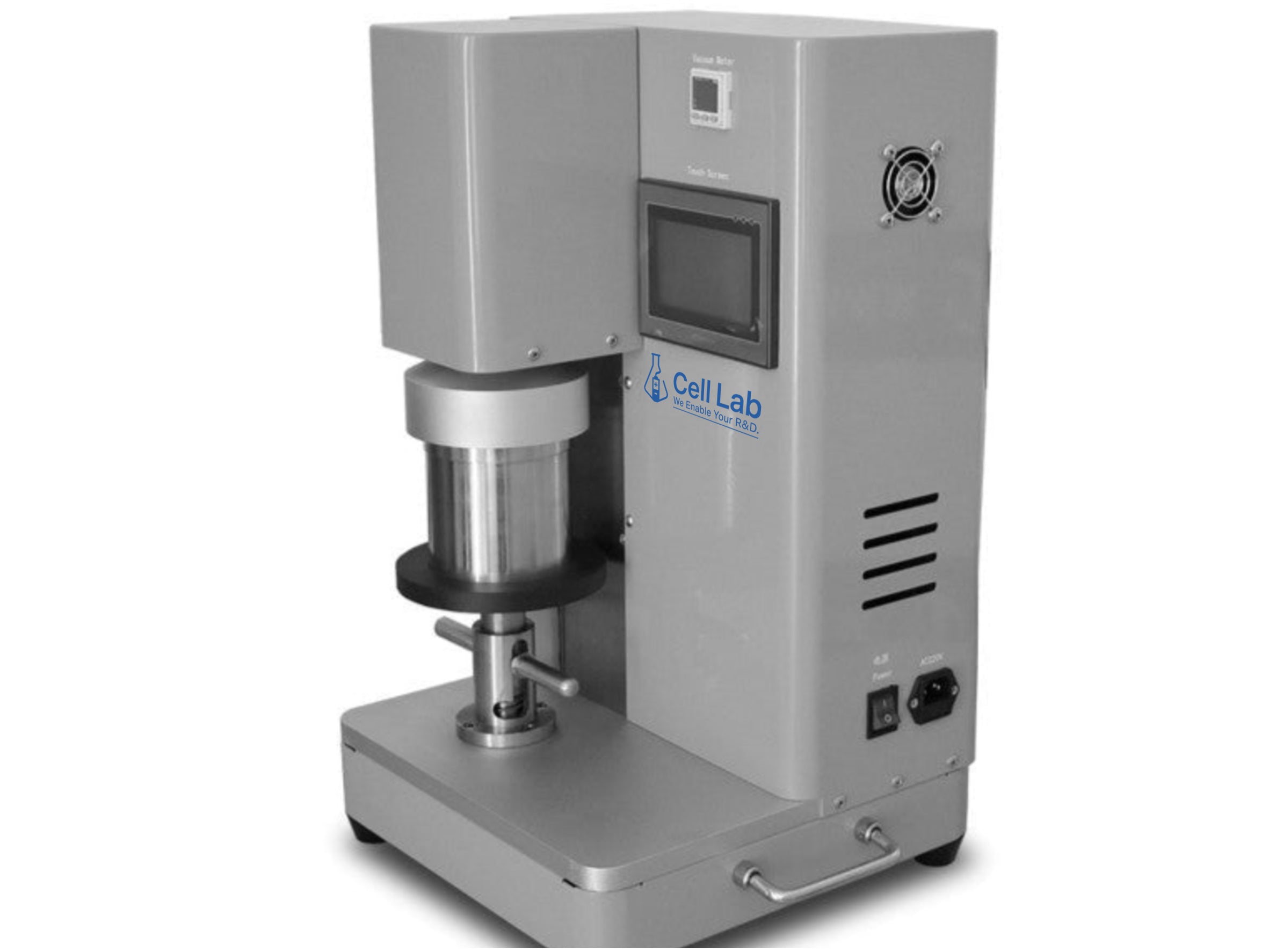 Cell Lab 500 mL glovebox planetary vacuum mixer with dual-shaft design offers –80 kPa vacuum, 0–600 rpm control, and bubble-free slurry blending for lithium-ion and solid-state battery R&D.
