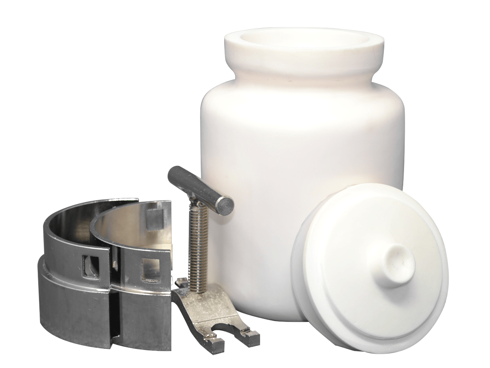 Cell Lab 99% High Alumina Ceramic Roller Mill Jars (0.5 L–15 L) offer excellent abrasion resistance, chemical stability and long life for high-purity grinding in battery and materials research.
