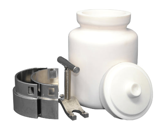 Cell Lab 99% high alumina ceramic roller mill jars (0.5–15 L) provide excellent abrasion resistance and chemical stability for high-purity grinding in labs.