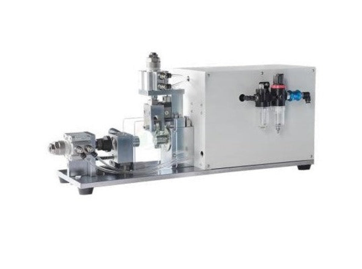 Cell Lab Semi-Auto Battery Grooving Machine for CR123–32650 Cell Cases with 1.2–2.0 mm Grooves and ±0.1 mm Accuracy
