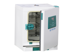 Cell Lab Compact natural-convection incubator with PID digital control (45–210 L) for microbial and bacterial culturing. Features mirror stainless steel chamber, ± 0.5 °C precision, and energy-efficient design for stable laboratory incubation.