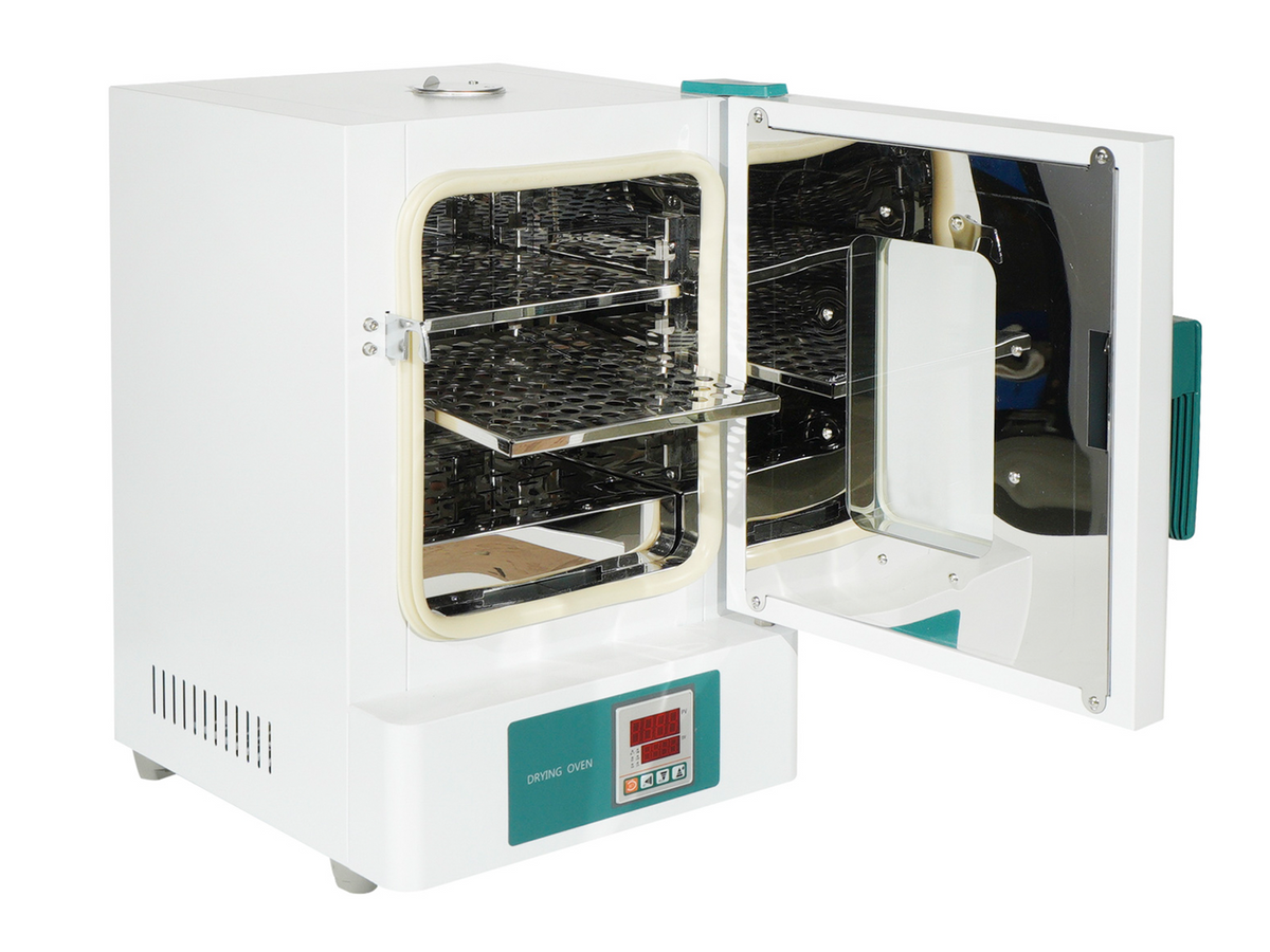 Cell Lab  Compact PID-controlled drying oven & incubator (RT + 5 – 300 °C) with natural convection, stainless-steel chamber and over-temperature protection for laboratory heating and biological incubation.