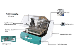 Cell Lab Compact PID-controlled orbital shaking incubator with LCD display for microbial and biochemical culture. Provides 4–65 °C range, ± 0.1 °C precision and smooth, quiet operation for laboratory research.