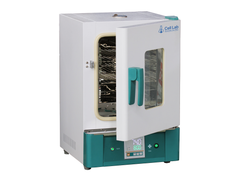 Cell Lab forced air drying oven ensures uniform heating with PID temperature control, stainless steel chamber, and adjustable fan system, ideal for laboratory and industrial drying applications.