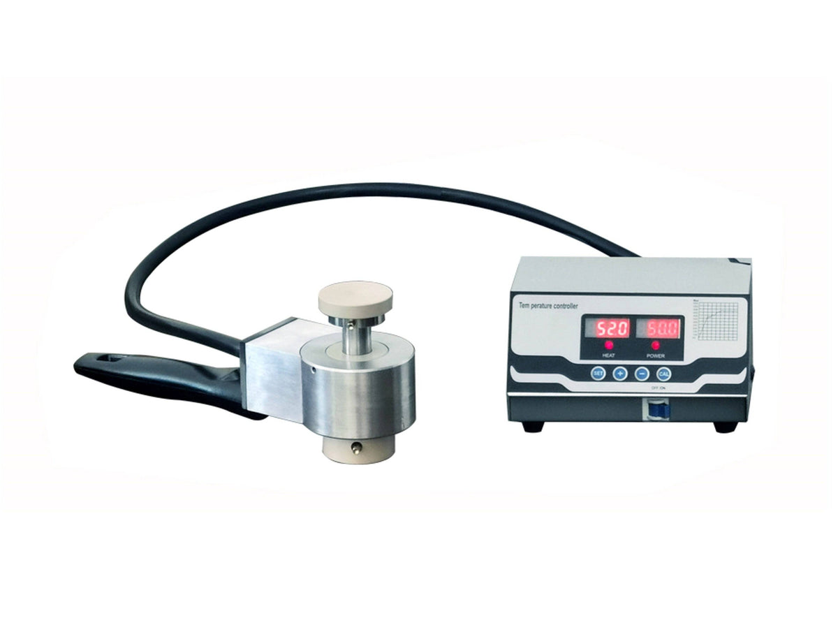 Cell Lab Heatable PEEK Split Cell Test Kit (12 mm, 200 °C): precision PEEK and stainless steel construction for solid-state lithium battery testing, conductivity studies, and symmetric lithium cells.