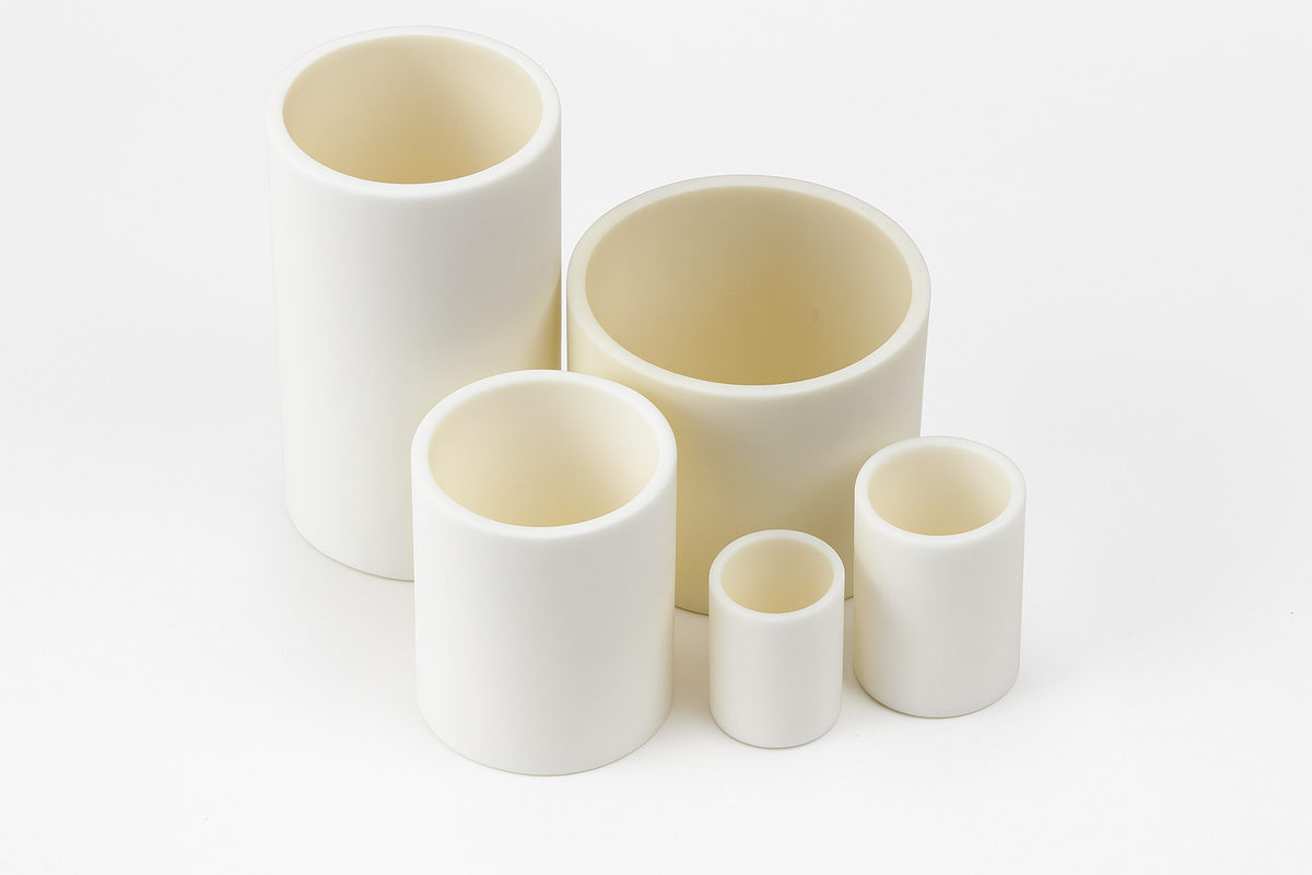 Cell Lab cylindrical Alumina (Al₂O₃) crucibles feature > 99 % purity and high thermal resistance up to 1600 °C, ideal for chemical calcination, metal casting and ceramic sample preparation in laboratories and industry.