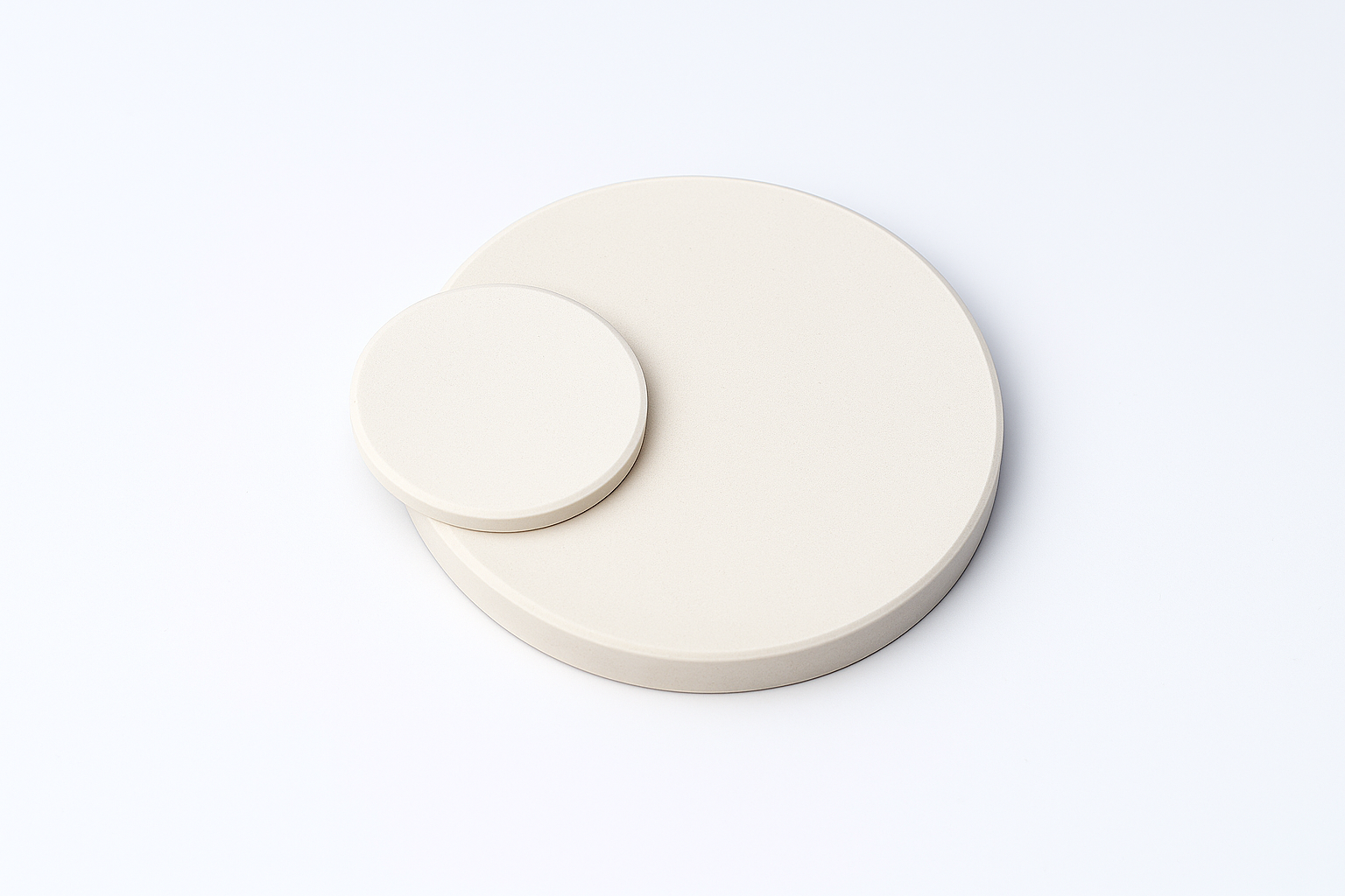 Cell Lab High-Purity Alumina (Al₂O₃) Disks, > 99 % purity, high hardness and 1600 °C resistance for tube furnace, insulation and semiconductor applications (5 pcs pack).