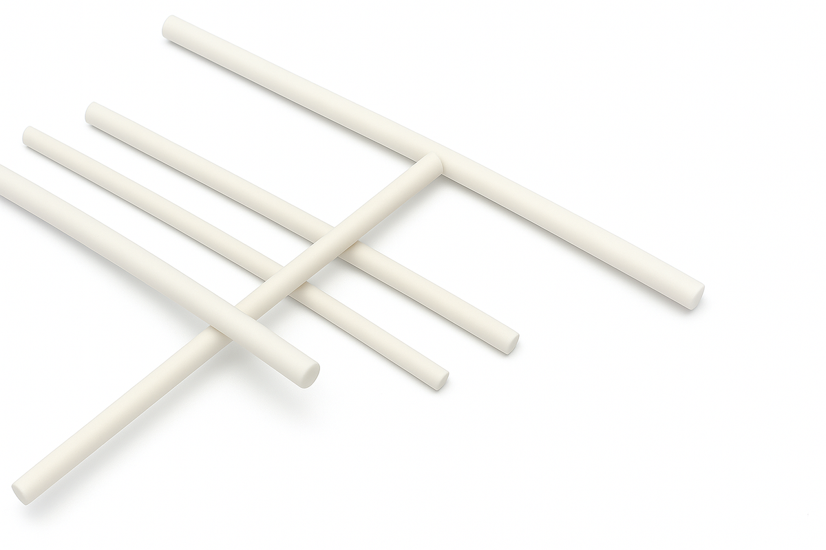 Cell Lab High-Purity Alumina (Al₂O₃) Rods, > 99 % purity, 1600 °C resistance. Ideal for high-temperature tube furnaces and ceramic engineering applications.